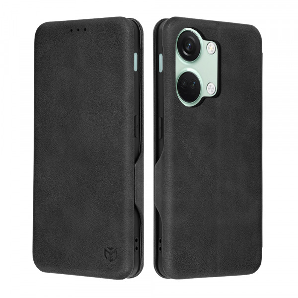 Husa pentru OnePlus Nord 3, Techsuit, Safe Wallet Plus, Neagra