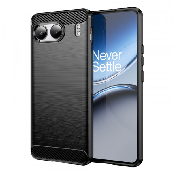Husa pentru OnePlus Nord 4, Techsuit, Carbon, Neagra
