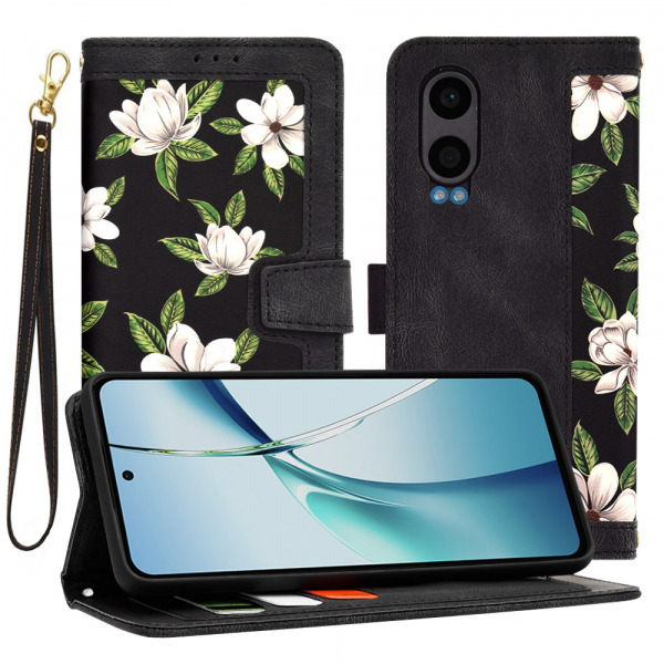 Husa pentru OnePlus Nord CE4 Lite, Techsuit, FlipCraft, Neagra
