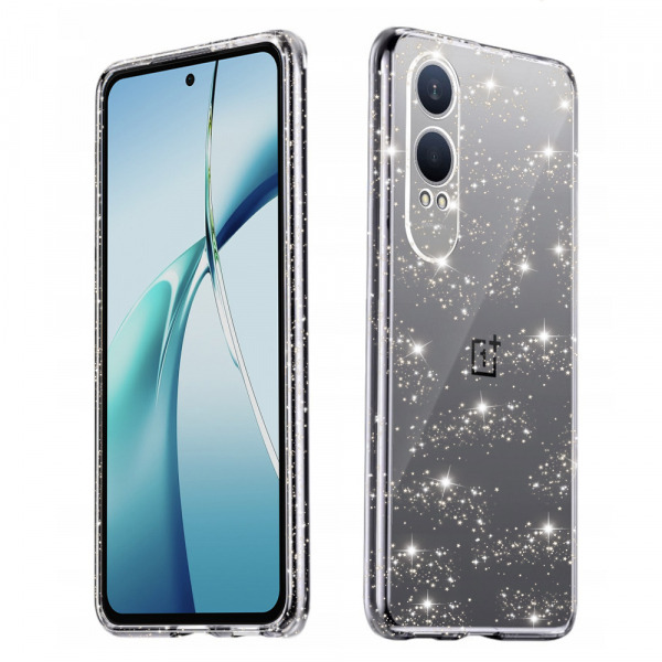 Husa pentru OnePlus Nord CE4 Lite, Techsuit, SparkleSkin, Transparenta