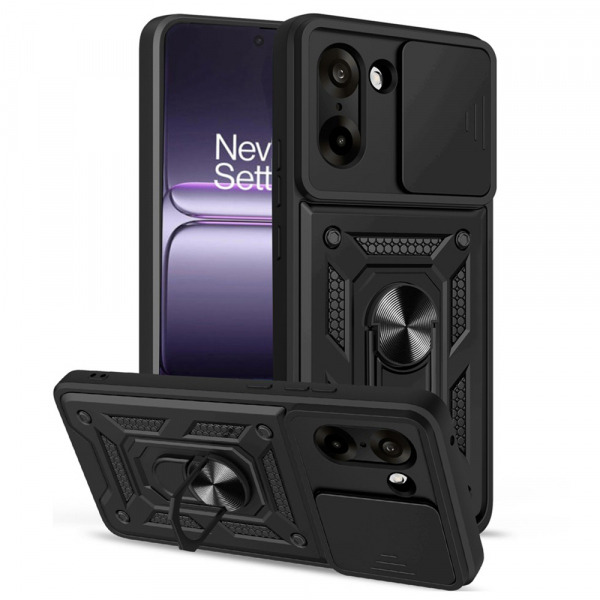 Husa pentru OnePlus Nord CE5, Techsuit, CamShield, Neagra