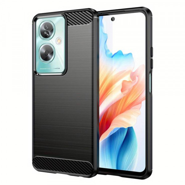 Husa pentru OnePlus Nord N30 SE / Oppo A79, Techsuit, Carbon, Neagra