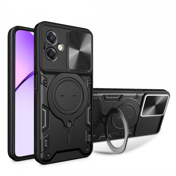 Husa pentru Oppo A3 4G / A3, Techsuit, CamGuard Pro, Neagra