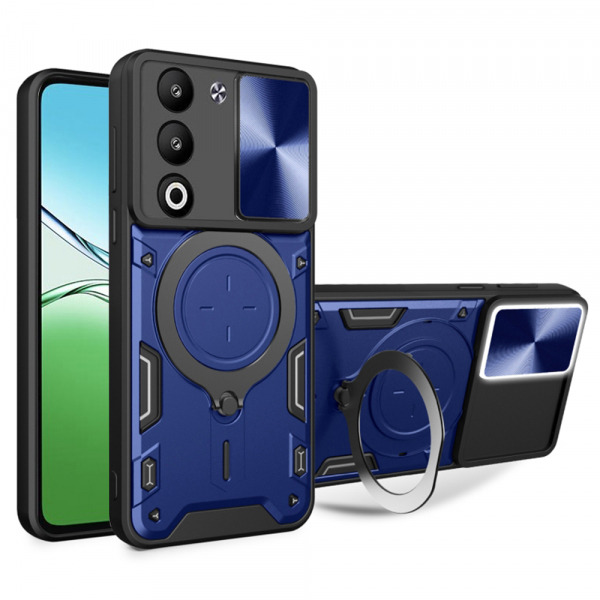 Husa pentru Oppo A5 4G / A5 5G, Techsuit, CamGuard Pro, Albastra