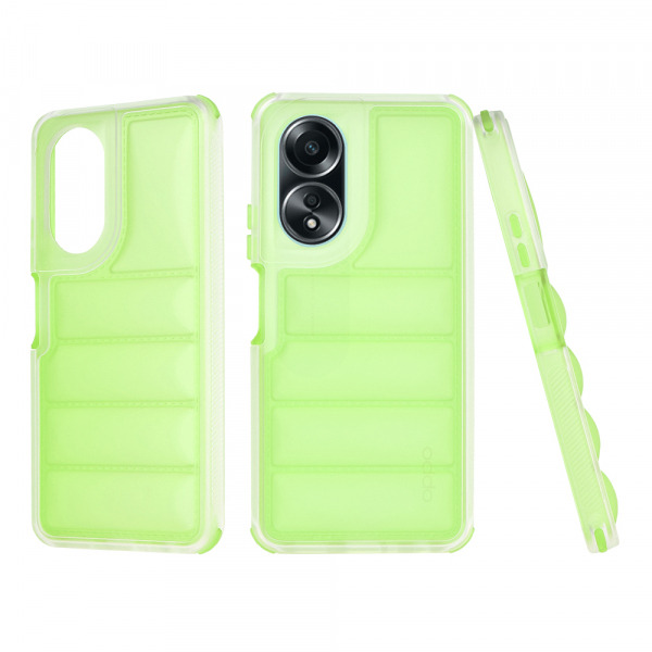 Husa pentru Oppo A58 4G, Techsuit, Wave Shield, Verde