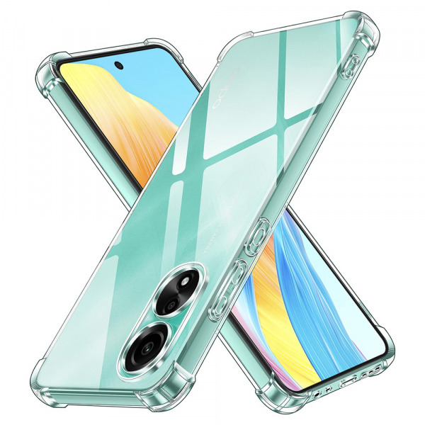 Husa pentru Oppo A58 4G, Techsuit, Shockproof Clear, Transparenta