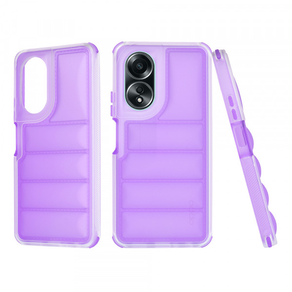 Husa pentru Oppo A58 4G, Techsuit, Wave Shield, Mov
