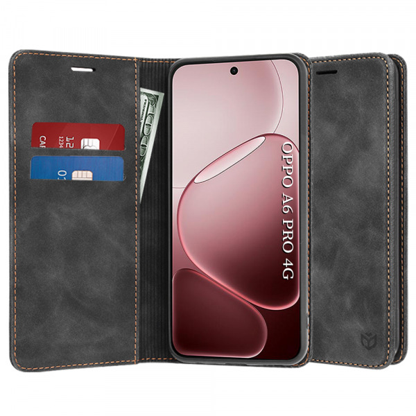Husa pentru Oppo A6 Pro 5G / A6 Pro 4G, Techsuit, Confy, Neagra