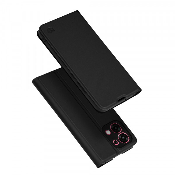 Husa pentru Oppo A6 Pro 5G / A6 Pro 4G, Techsuit, Magskin Book, Neagra