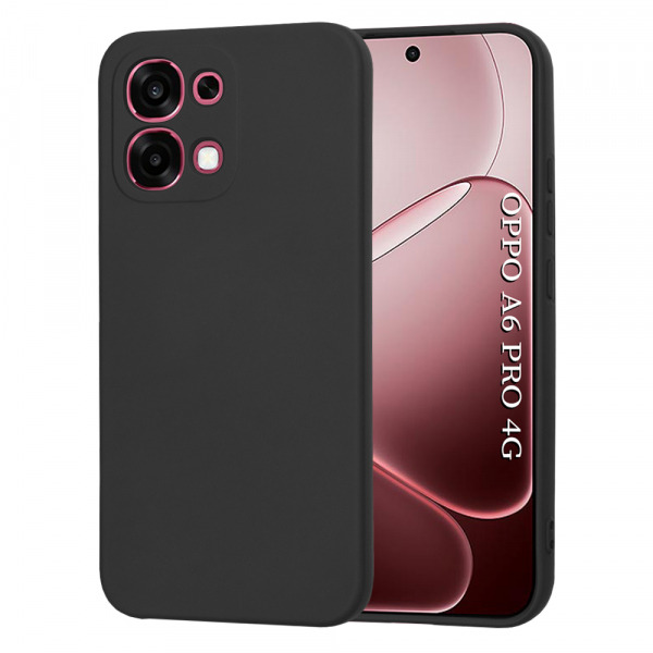Husa pentru Oppo A6 Pro 5G / A6 Pro 4G, Techsuit, SoftFlex, Neagra