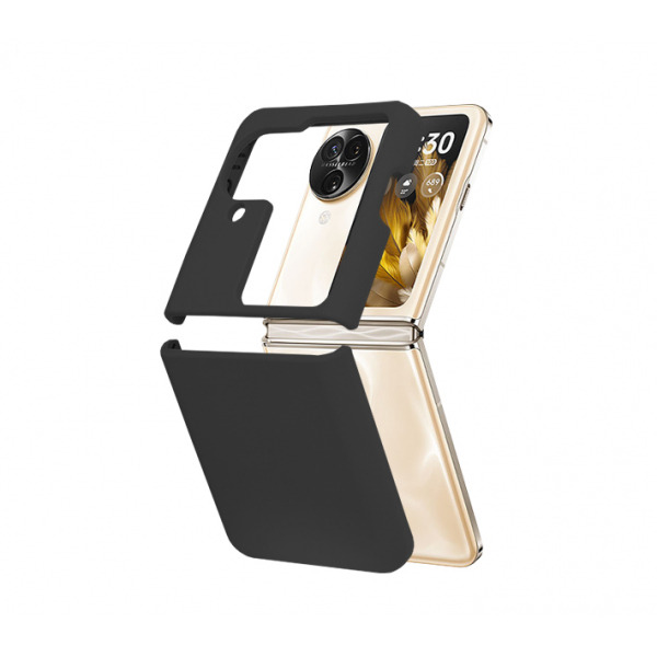 Husa pentru Oppo Find N3 Flip, Techsuit, Soft Edge, Neagra