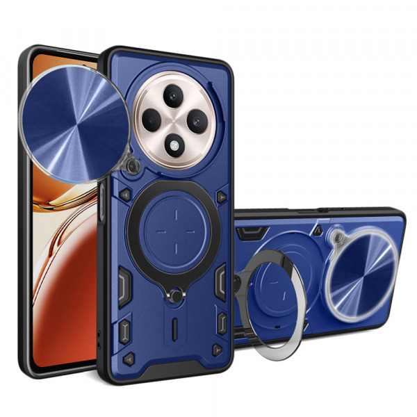 Husa pentru Oppo Reno12 FS 5G / Reno12 FS 4G / Reno12 F 4G / Reno12 F, Techsuit, CamGuard Pro, Albastra