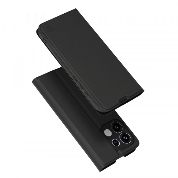 Husa pentru Oppo Reno16 Pro, Techsuit, Magskin Book, Neagra
