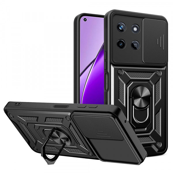 Husa pentru Realme 11 4G, Techsuit, CamShield, Neagra