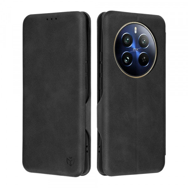 Husa pentru Realme 12 Pro / 12 Pro+, Techsuit, Safe Wallet Plus, Neagra