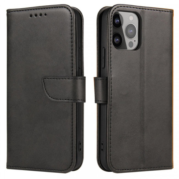 Husa pentru Realme 16 Pro, OEM, Marva Wallet, Neagra