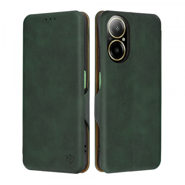 Husa pentru Realme C67 4G, Techsuit, Safe Wallet Plus, Verde
