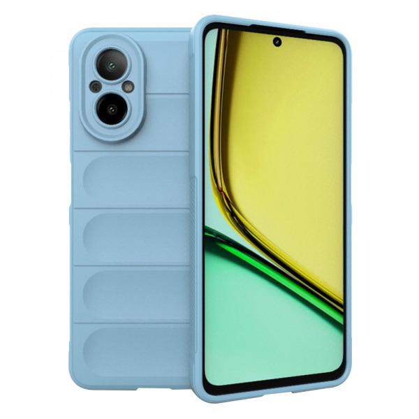 Husa pentru Realme C67 4G, Techsuit, Magic Shield, Bleu