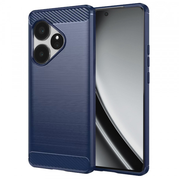 Husa pentru Realme GT 6T / GT 6, Techsuit, Carbon, Albastra