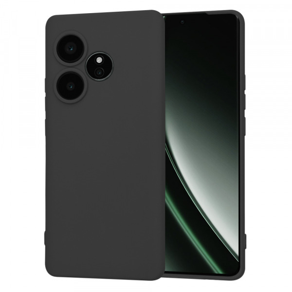 Husa pentru Realme GT 6T / GT 6, Techsuit, SoftFlex, Neagra