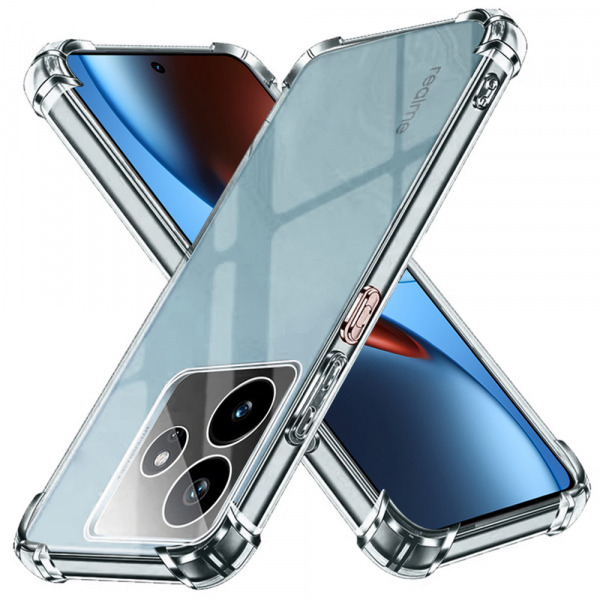 Husa pentru Realme GT 7, Techsuit, Shockproof Clear, Transparenta