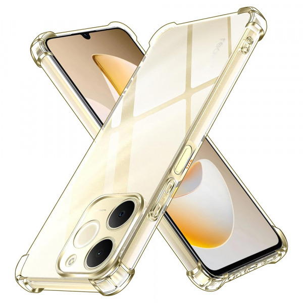 Husa pentru Realme Note 70T, Techsuit, Shockproof Clear, Transparenta