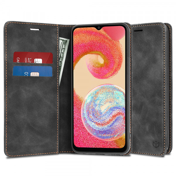 Husa pentru Samsung Galaxy A04e A042 / M04 M045, Techsuit, Confy, Neagra