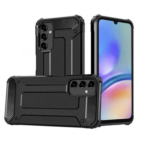 Husa pentru Samsung Galaxy A05s A057, Techsuit, Hybrid Armor, Neagra