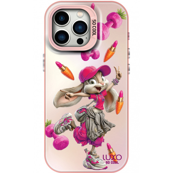Husa pentru Samsung Galaxy A14 A145 / A14 5G A146, LUXO So CooL, ArcadiA Rabbit, Multicolor
