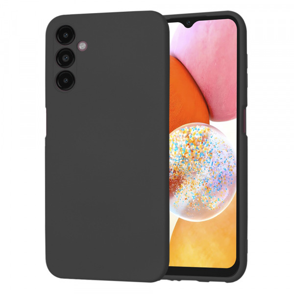 Husa pentru Samsung Galaxy A14 A145 / A14 5G A146, Techsuit, SoftFlex, Neagra