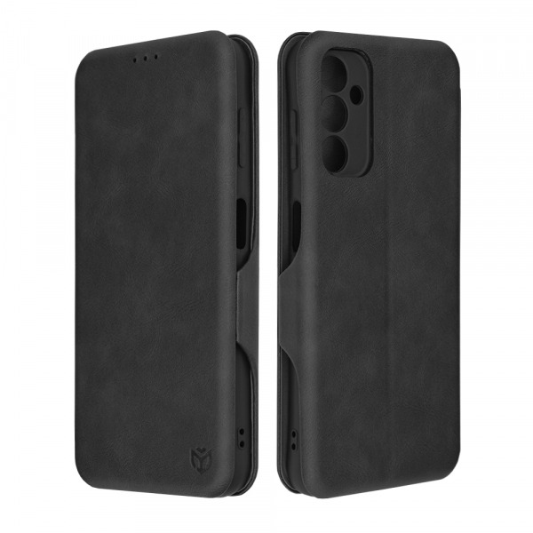 Husa pentru Samsung Galaxy A14 A145 / A14 5G A146, Techsuit, Safe Wallet Plus, Neagra