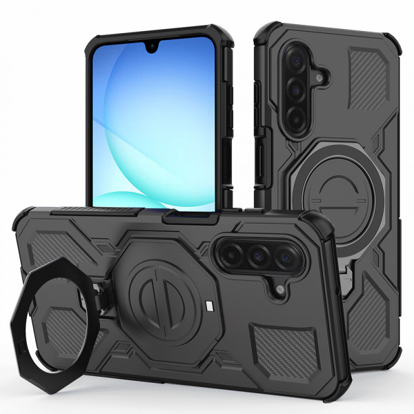 Husa pentru Samsung Galaxy A17 4G / A17 5G, Techsuit, Carbon Shield Pro, Neagra
