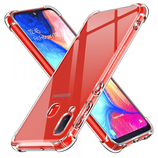 Husa pentru Samsung Galaxy A20e A202, Techsuit, Shockproof Clear, Transparenta