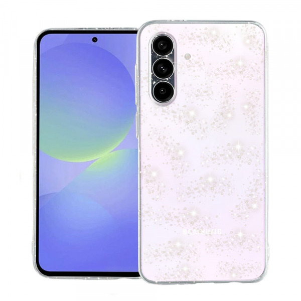 Husa pentru Samsung Galaxy A36 A366, Techsuit, SparkleSkin, Transparenta