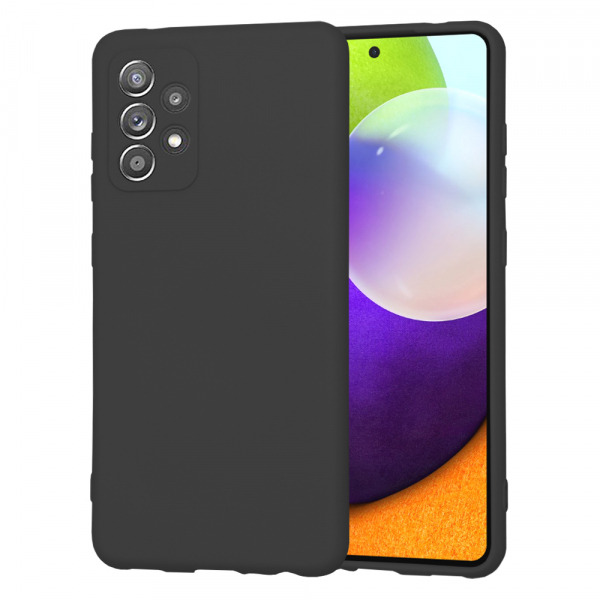Husa pentru Samsung Galaxy A52s 5G A528 / A52 5G A526 / A52 A525, Techsuit, SoftFlex, Neagra