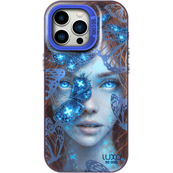 Husa pentru Samsung Galaxy A54 A546, LUXO So CooL, ArcadiA Butterfly Girl, Multicolor