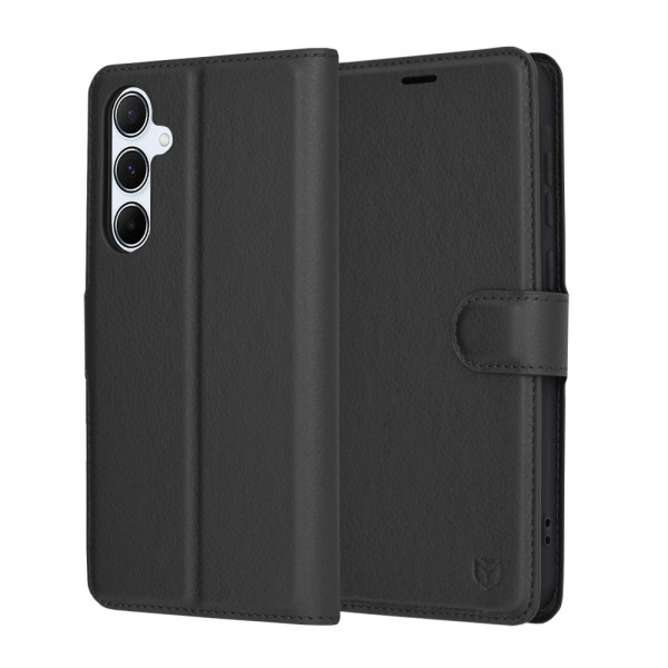 Husa pentru Samsung Galaxy A55 5G A556, Techsuit, Leather Folio, Neagra
