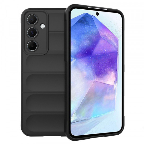 Husa pentru Samsung Galaxy A55 5G A556, Techsuit, Magic Shield, Neagra