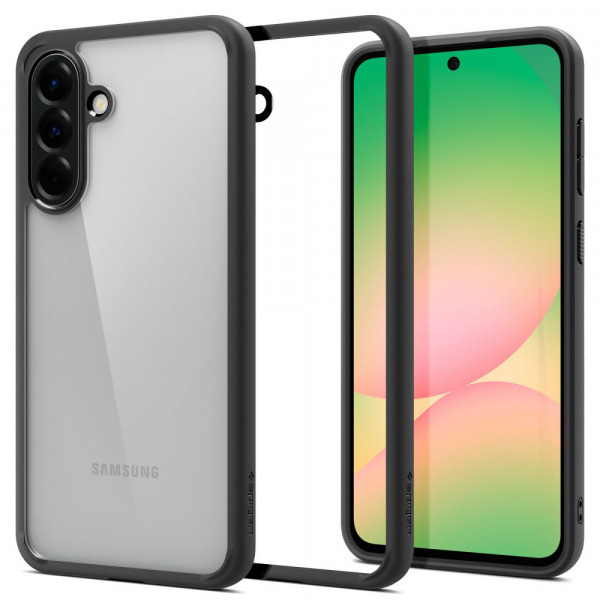Husa pentru Samsung Galaxy A56 A566, Spigen, Ultra Hybrid, Neagra Mata ACS09293