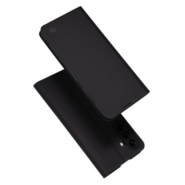 Husa pentru Samsung Galaxy A56 A566, Techsuit, Magskin Book, Neagra