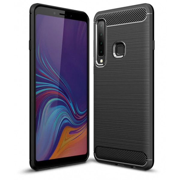 Husa pentru Samsung Galaxy A7 (2018) A750, Carbon, Neagra