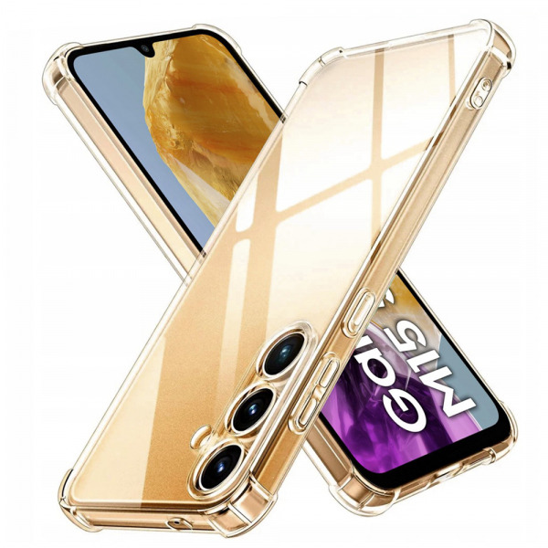 Husa pentru Samsung Galaxy M15, Techsuit, Shockproof Clear, Transparenta