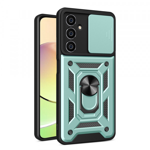 Husa pentru Samsung Galaxy M55, Techsuit, CamShield, Verde