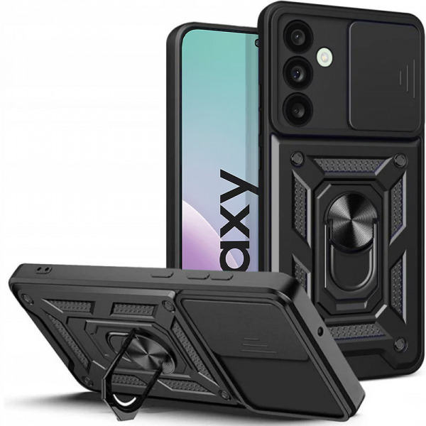 Husa pentru Samsung Galaxy M56 M566, Techsuit, CamShield, Neagra