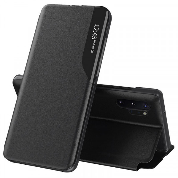 Husa pentru Samsung Galaxy Note 10+ 5G N976 / Note 10+ N975, Techsuit, eFold, Neagra