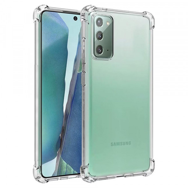 Husa pentru Samsung Galaxy Note 20 5G N981 / Note 20 N980, Techsuit, Shockproof Clear, Transparenta