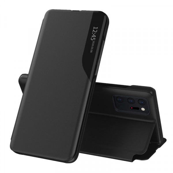 Husa pentru Samsung Galaxy Note 20 Ultra 5G N986 / Note 20 Ultra N985, Techsuit, eFold, Neagra