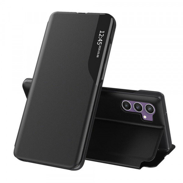Husa pentru Samsung Galaxy S23 FE S711, Techsuit, eFold, Neagra