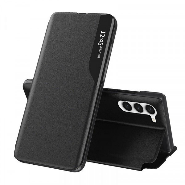 Husa pentru Samsung Galaxy S23 S911, Techsuit, eFold, Neagra