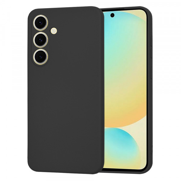 Husa pentru Samsung Galaxy S24 FE S721, Techsuit, SoftFlex, Neagra